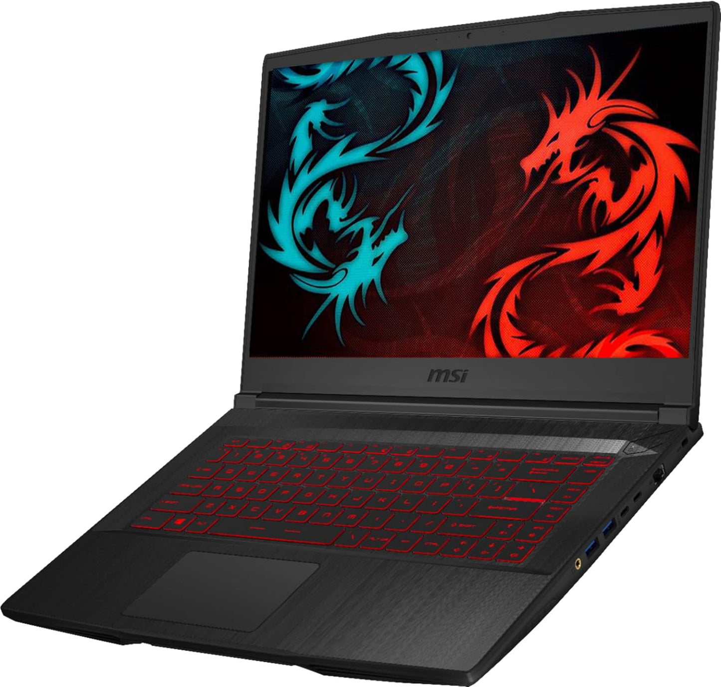 MSI GF65 Gaming Laptop, 15.6" FHD 144Hz Display, Intel Core i5-10500H, 32GB DDR4 Memory, 1TB PCIe SSD, GeForce RTX 3060 Graphics, Backlit Keyboard, Webcam, Type-C, HDMI, Windows 11 Home, Black